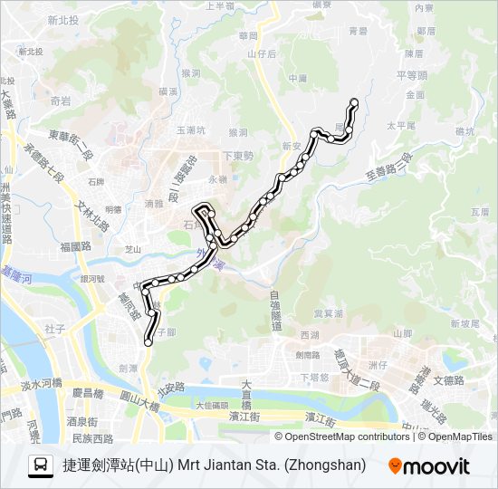 小16 Bus Line Map