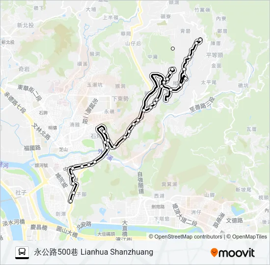 巴士小16的線路圖