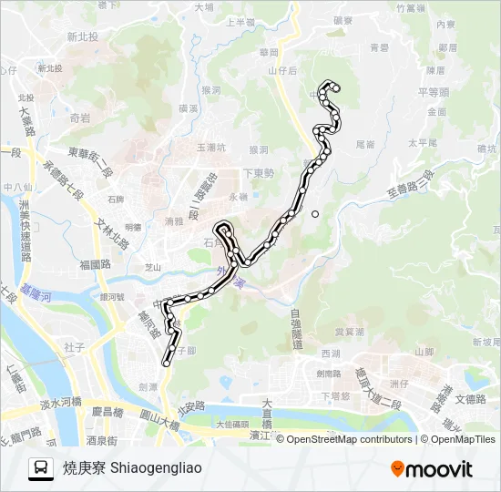 小17 Bus Line Map