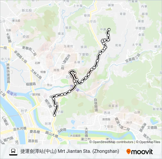小17 Bus Line Map