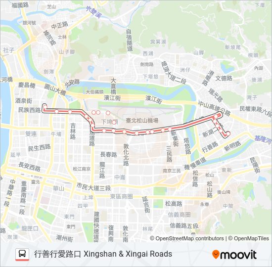 紅50 bus Line Map