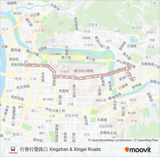 紅50 Bus Line Map