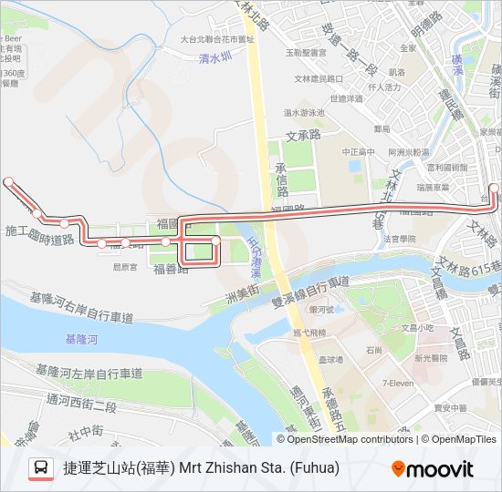 紅68 Bus Line Map
