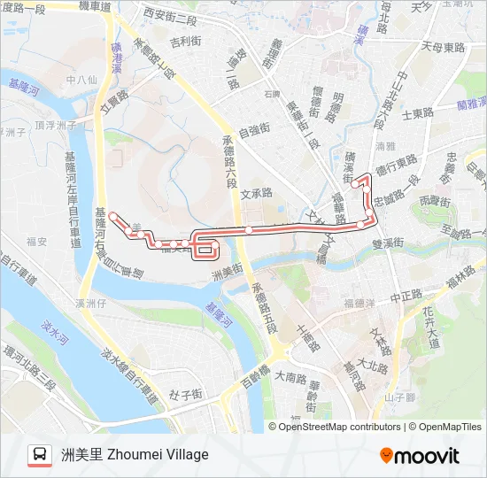 紅68 Bus Line Map