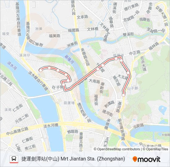 紅7區 Bus Line Map