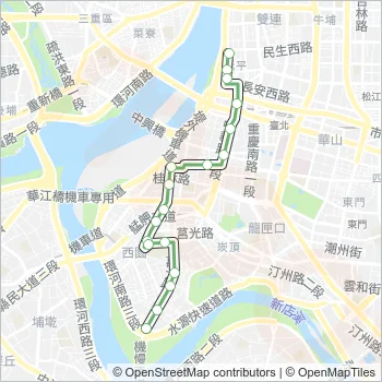 綠17 Bus Line Map