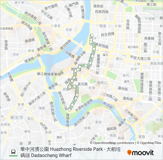 綠17 Bus Line Map