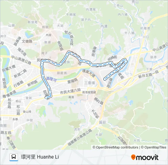 藍36 Bus Line Map