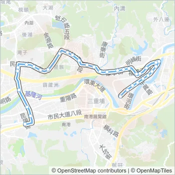 藍36 Bus Line Map