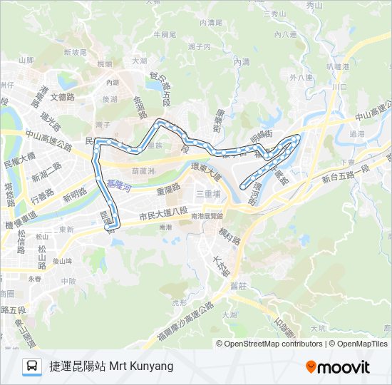 藍36 bus Line Map