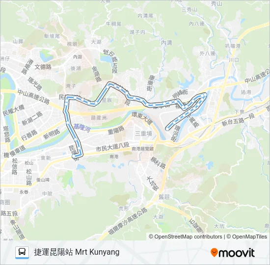 藍36 Bus Line Map