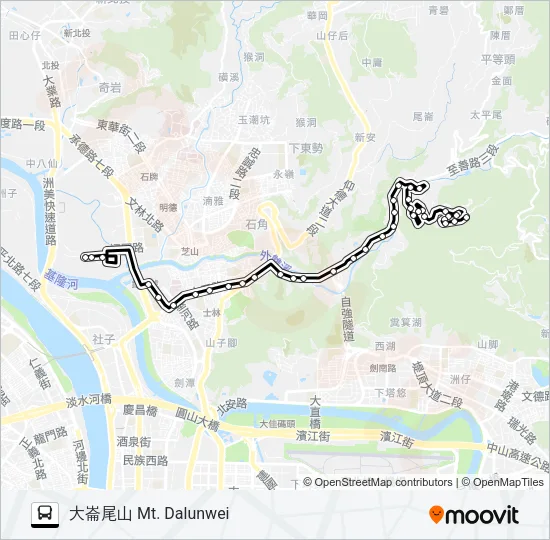 255區 Bus Line Map