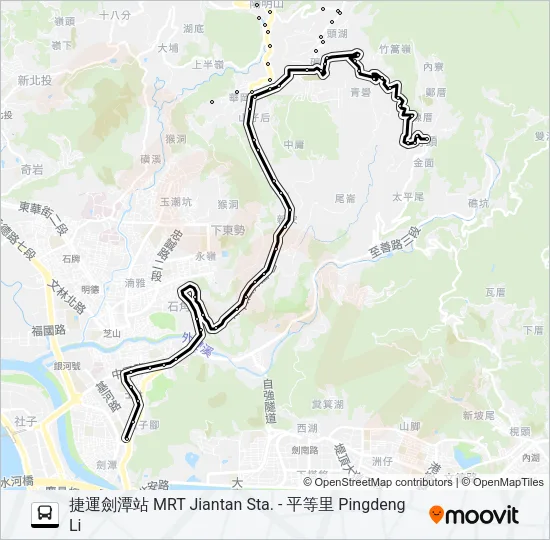 303區 Bus Line Map
