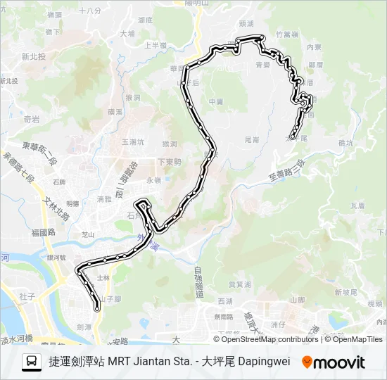 303路 Bus Line Map