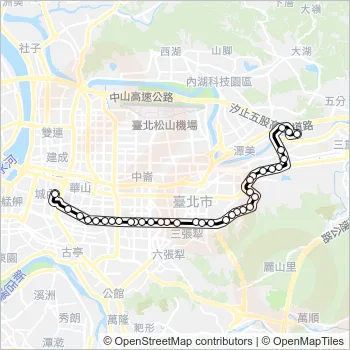 信義幹線 Bus Line Map