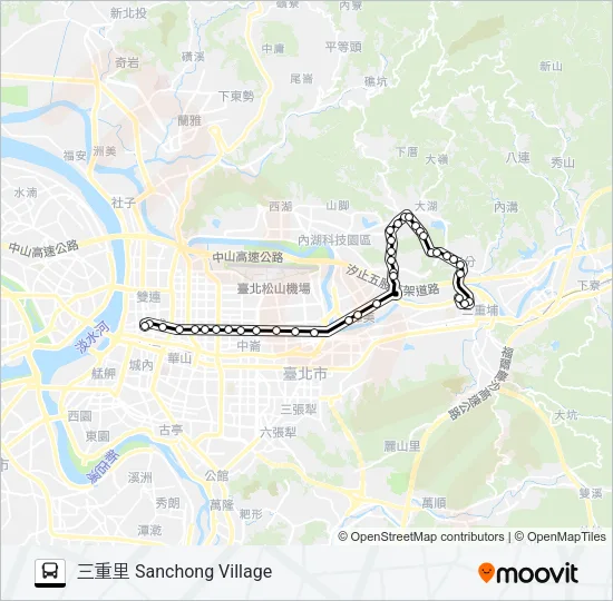 南京幹線 Bus Line Map