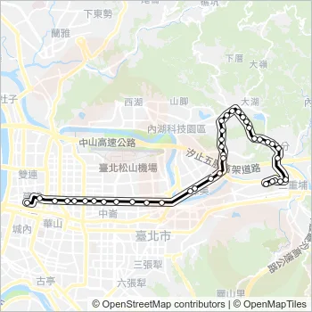 南京幹線 Bus Line Map
