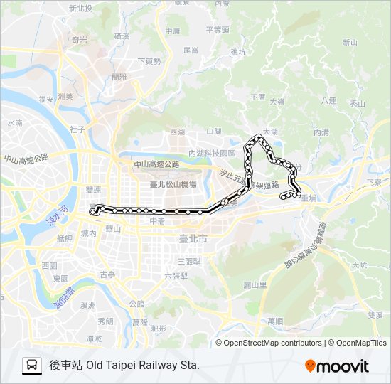 南京幹線 Bus Line Map