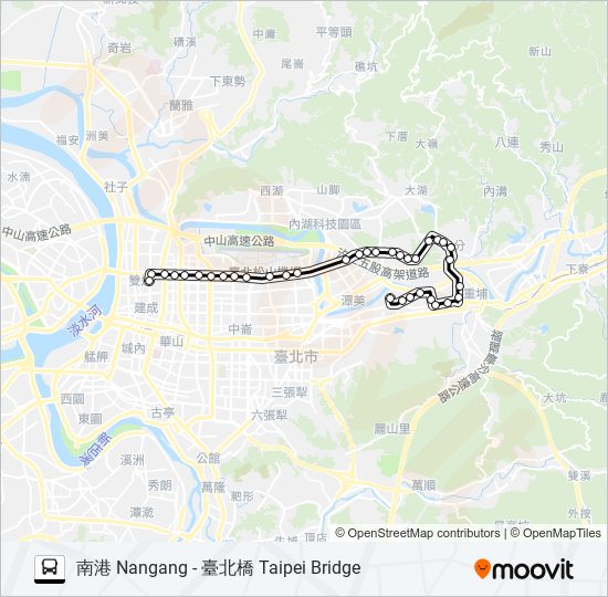 民權幹線 bus Line Map