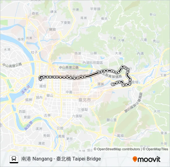 民權幹線 Bus Line Map