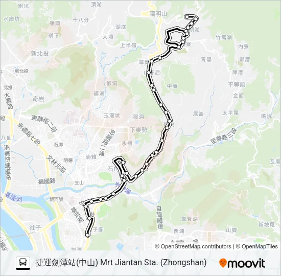 小15區不繞菁山路99巷 Bus Line Map
