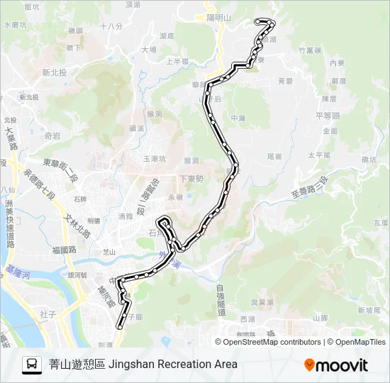 巴士小15區不繞菁山路99巷的線路圖