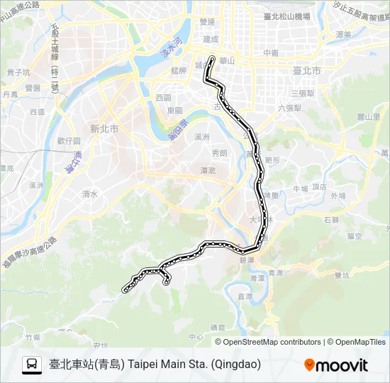648 Bus Line Map