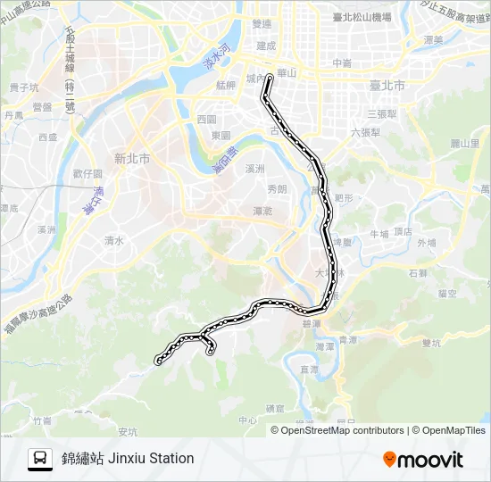 648 Bus Line Map