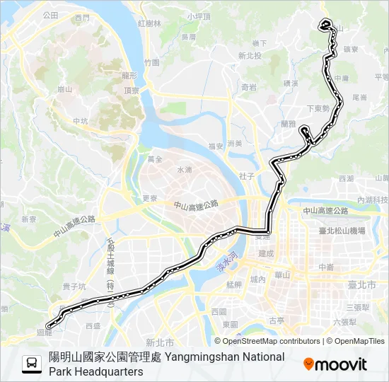 111 Bus Line Map
