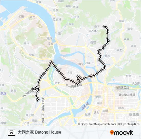 508 Bus Line Map