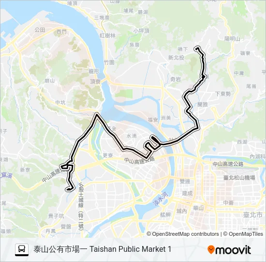 508 Bus Line Map