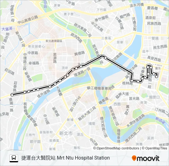 513 Bus Line Map
