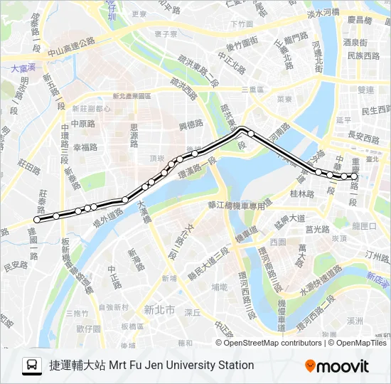 513 Bus Line Map