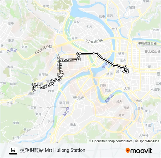 615 Bus Line Map