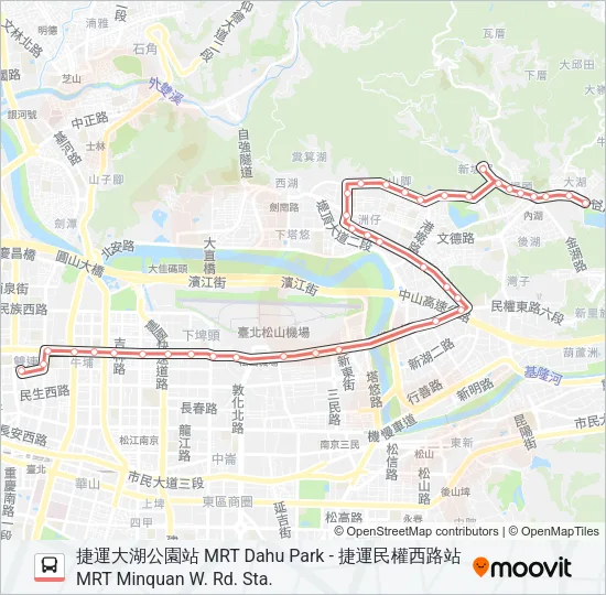 紅31  Line Map