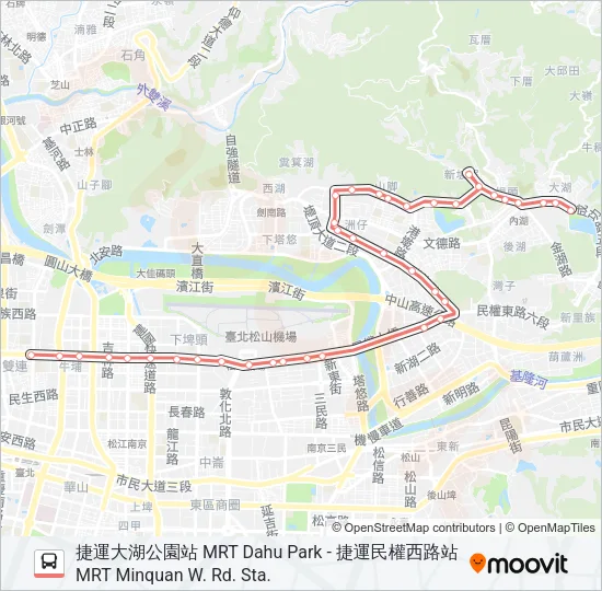紅31  Line Map