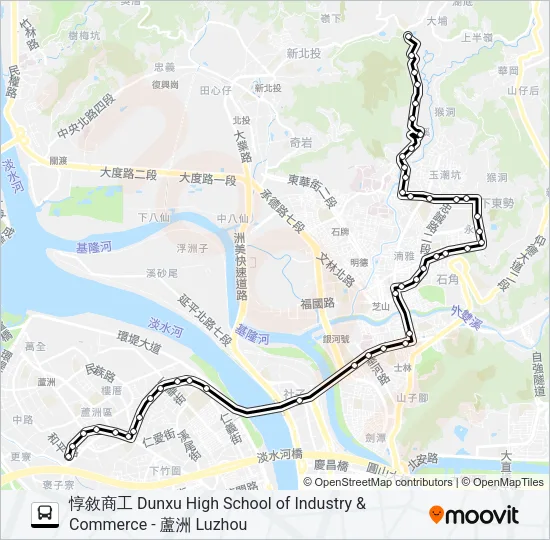 通勤9 Bus Line Map