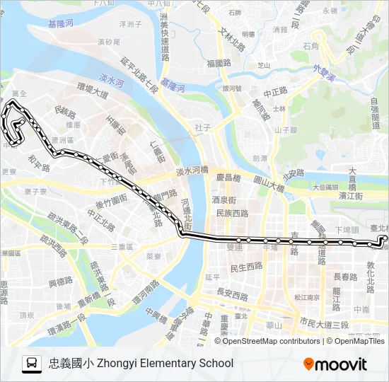 225區 Bus Line Map