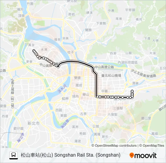 232快 Bus Line Map