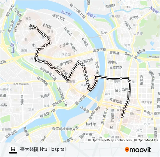 261路 Bus Line Map