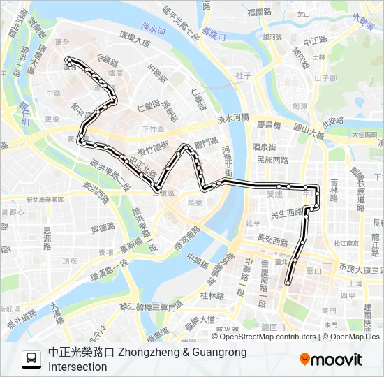 261路 Bus Line Map