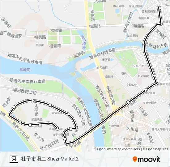 市民小巴12 Bus Line Map
