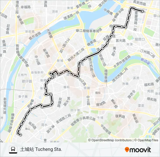 265經中央路  Line Map