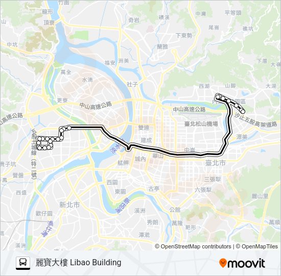 內科12往內科  Line Map