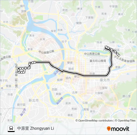 內科12往內科  Line Map