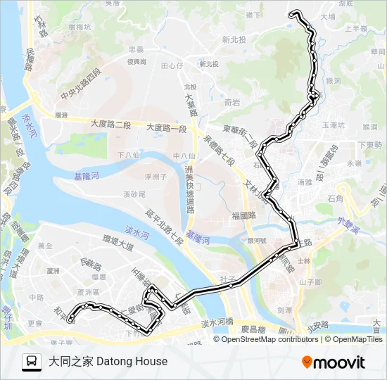 508區(三重)  Line Map