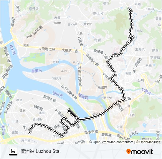 508區(三重) bus Line Map