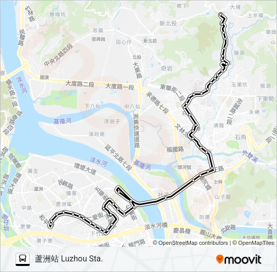 508區(三重)  Line Map