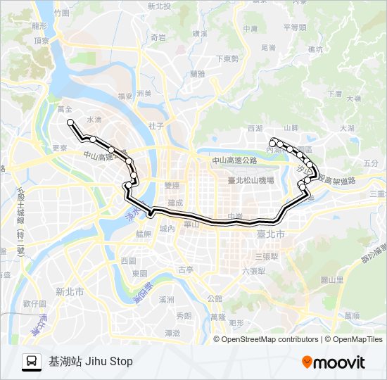 內科6(蘆洲站-內科)  Line Map