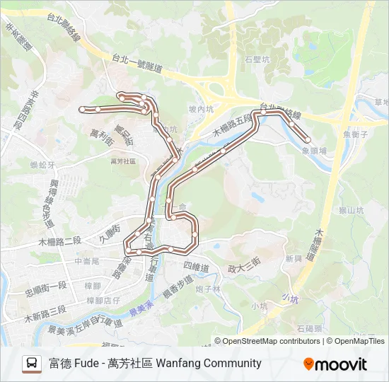 巴士棕3的線路圖
